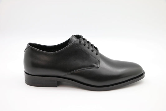 Massa Mens Valentino Leather Lace Up Dress Shoes Formal Work - Black-0