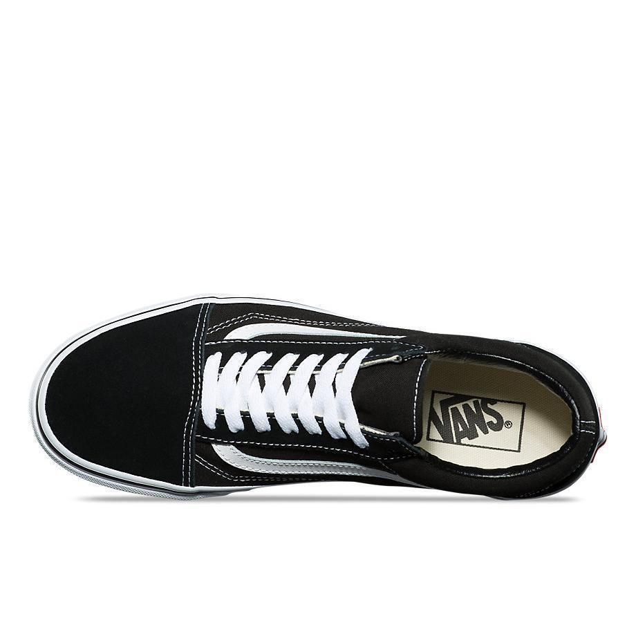 Vans Authentic Old Skool Shoes Sneakers Skateboard Casual  - Black-3
