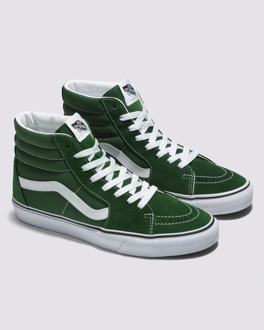 Vans Mens High Top Sk8-Hi Shoes Boots Sneakers Casual - Green-0