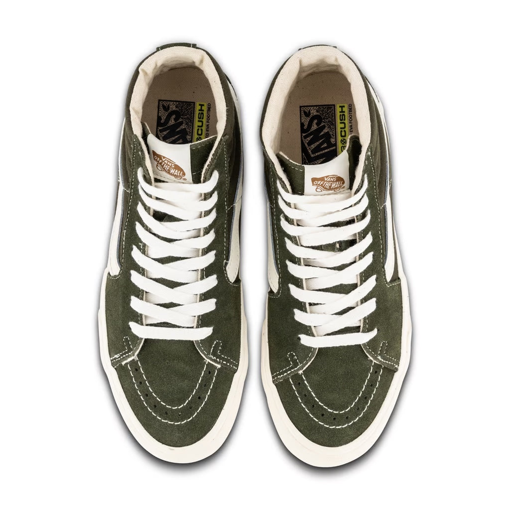 Vans SK8-HI VR3 High Top Shoes Suede/Canvas Sneakers - Grape Leaf-4