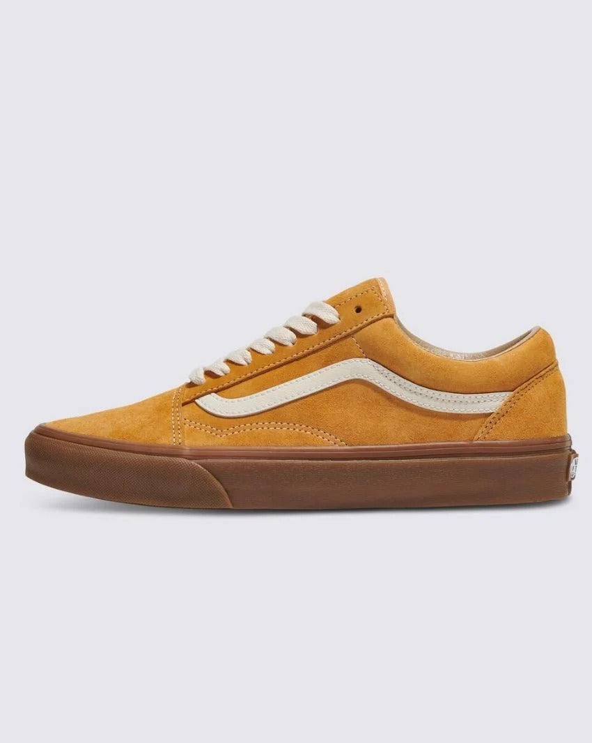 Vans Old Skool Pig Suede Gum Antelope Mens Casual Shoes Sneakers-3