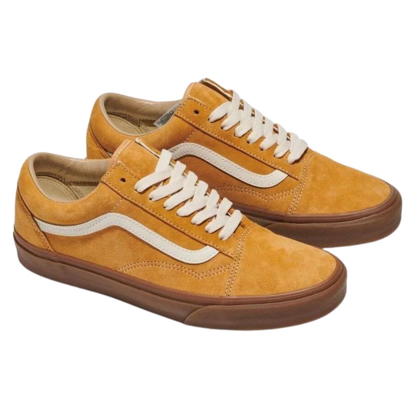 Vans Old Skool Pig Suede Gum Antelope Mens Casual Shoes Sneakers-1