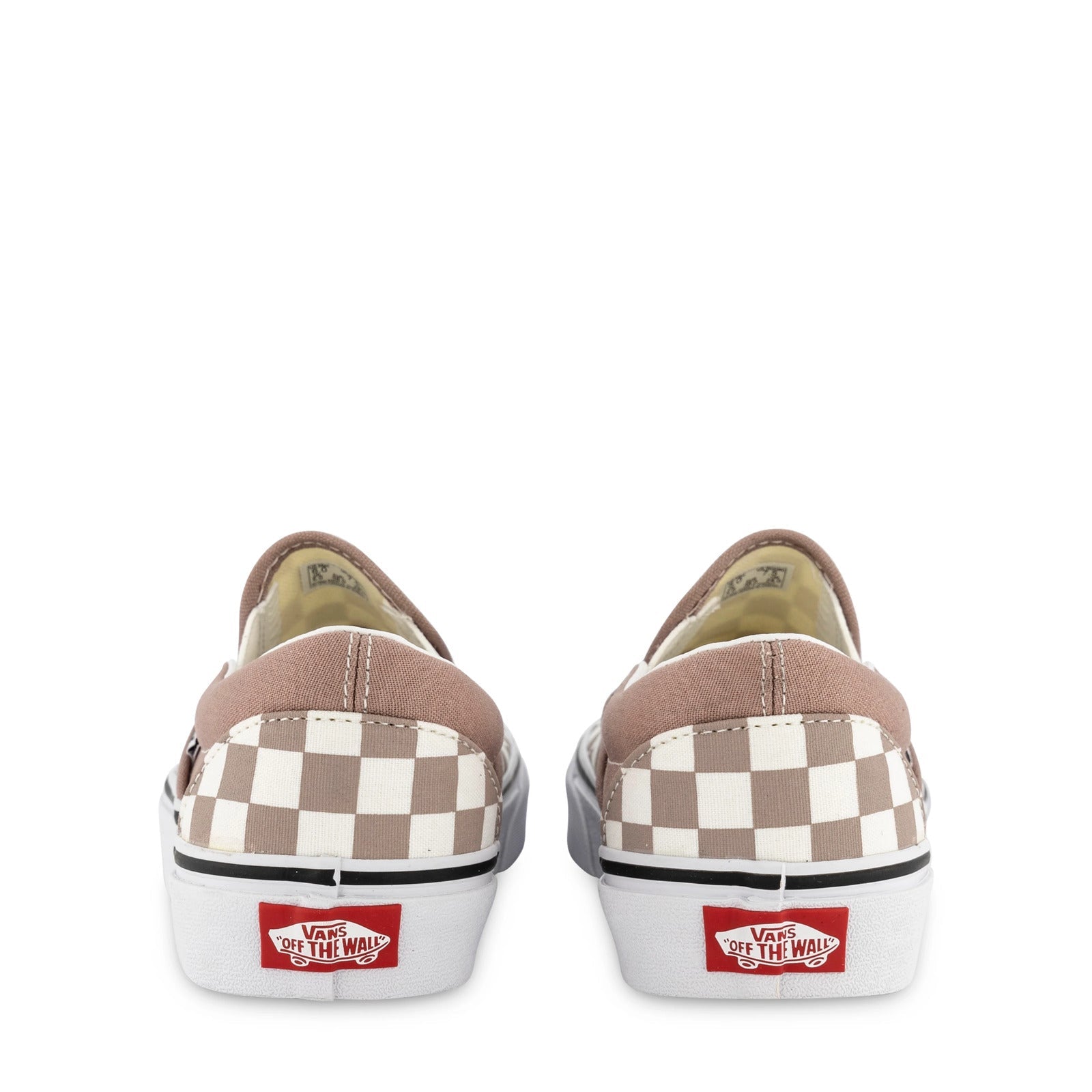 Vans Classic Slip On Canvas Sneaker Shoes Chess Check - Etherea/True White-4