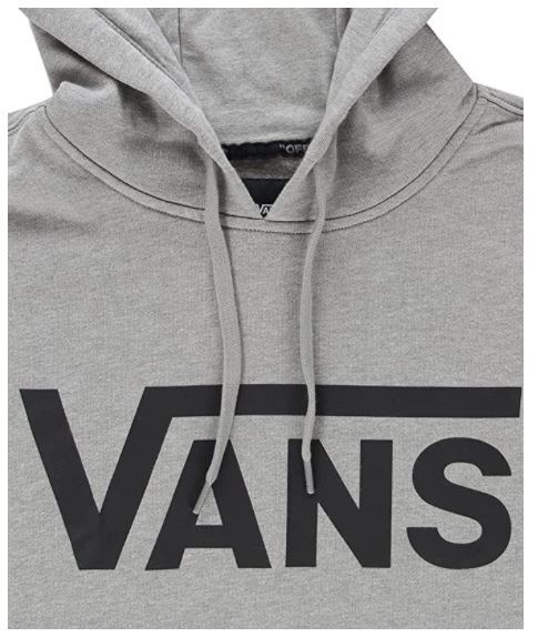 VANS Mens MN Classic PO Hoodie II Jacket - Grey (Cement Heatherblack Ady)-4