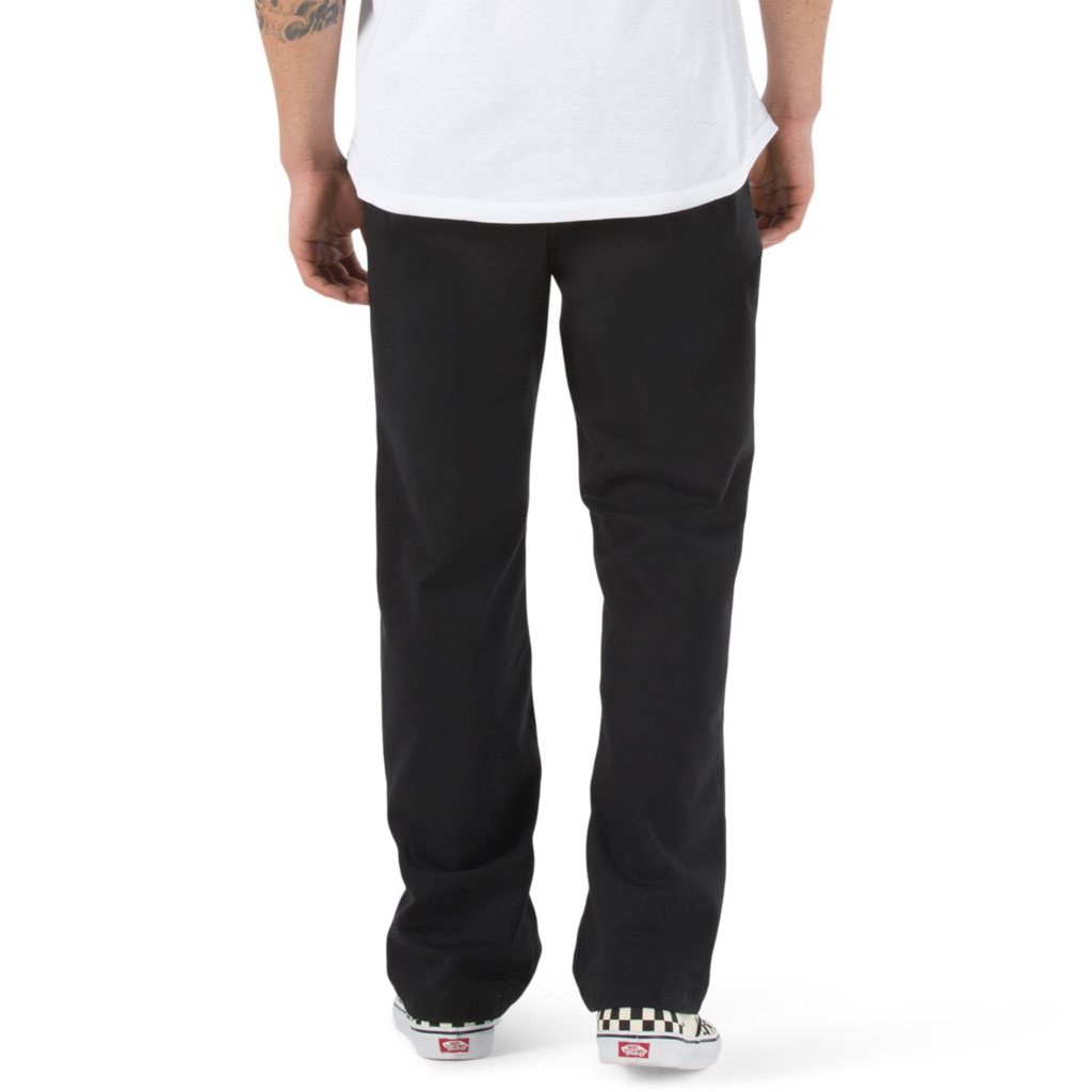Vans Mens Authentic Chino Relaxed Pants Casual Trousers - Black-2