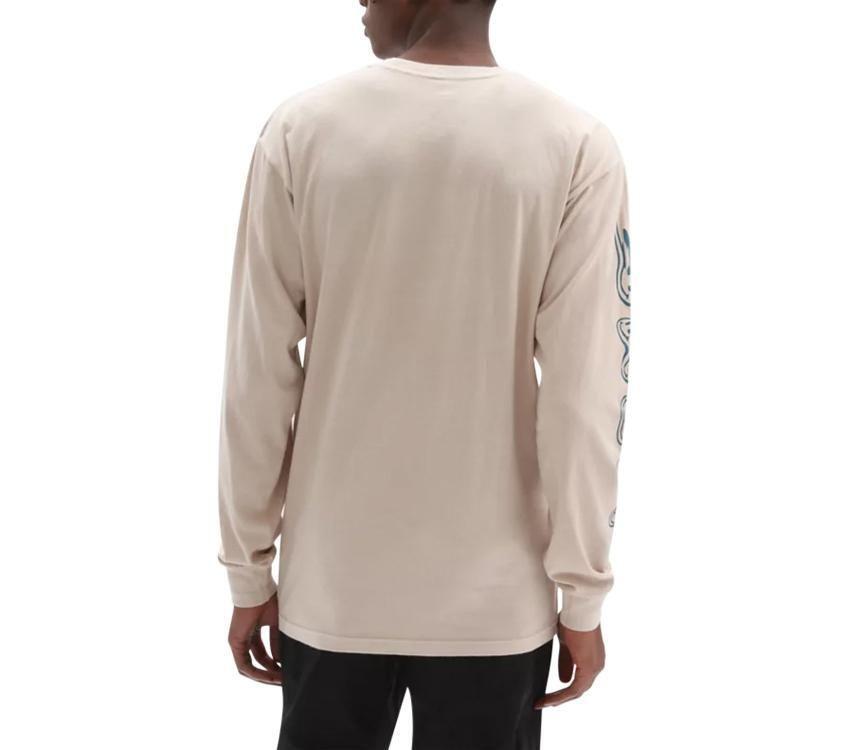 Vans Mens Have A Trip Long Sleeve T-shirt Top - Oatmeal-2