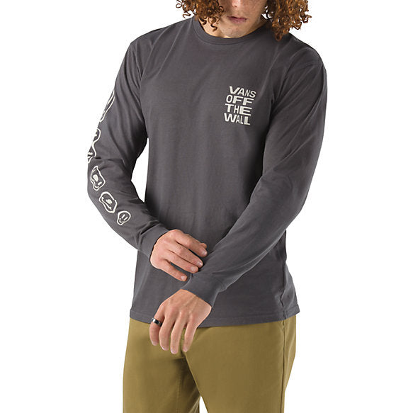 Vans Mens Have A Trip Long Sleeve T-shirt Top - Black-2