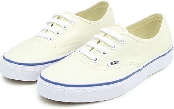 Vans Authentic Canvas Shoes Classic Skateboard Sneakers Casual - Off-White/White-1