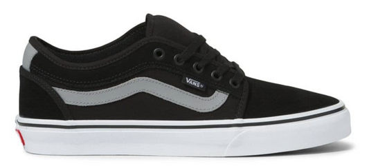 Vans Mens Chukka Low Side Stripe Casual Canvas Shoes Sneakers- Black/Gray/White-0