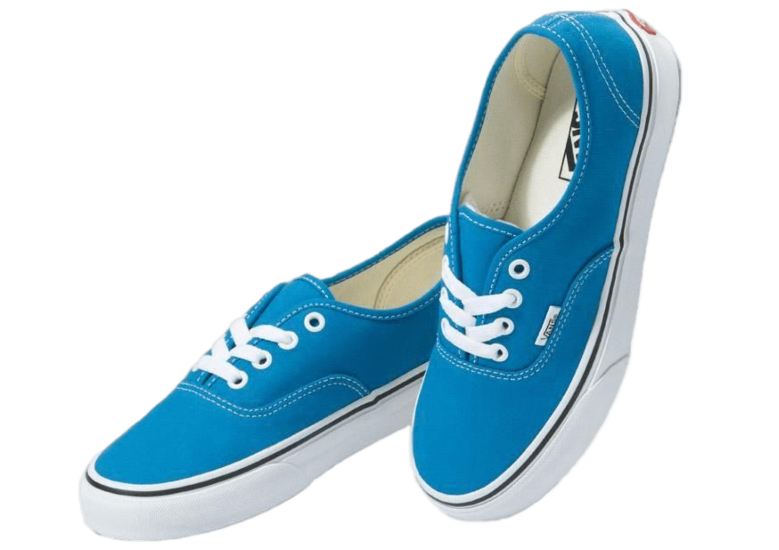 Vans Mens Authentic Canvas Shoes Sneakers Classic Skateboard Casual - Blue-4