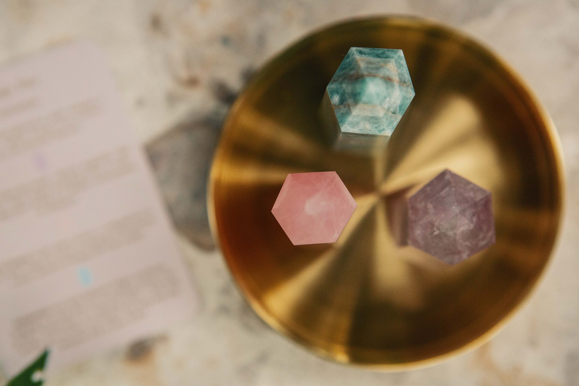 Virgo Crystal Trio - Rose Quartz, Amethyst + Amazonite-1