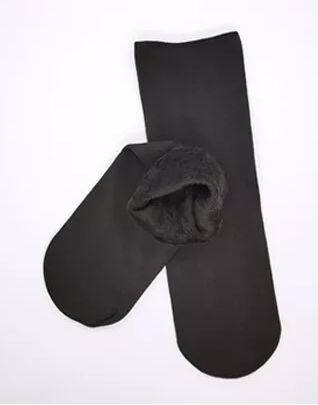 1 Pair Large Thick Fur THERMAL HEATED SOCKS Warm Winter Work Ski Reversible-0