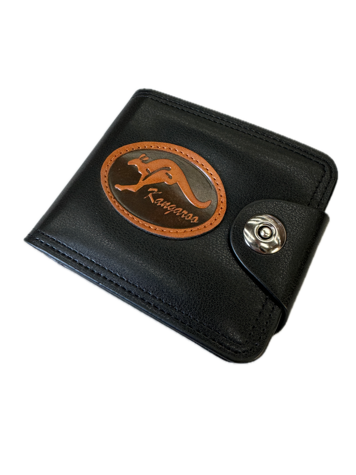Souvenir Wallet Australia Classic Australian Kangaroo in Black-2
