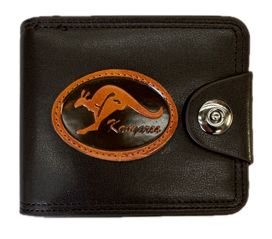 Souvenir Wallet Australia Classic Australian Kangaroo in Brown-0