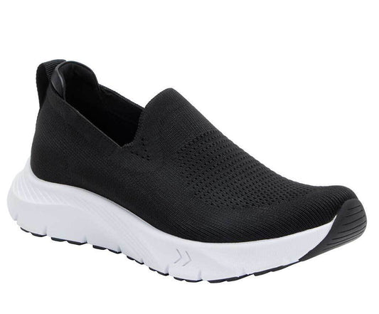 Alegria Womens Sport Shoes Waze Slip On - Black Top-0