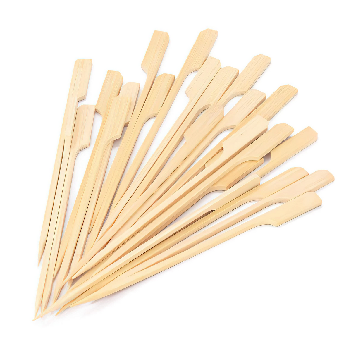 1800pcs Disposable 25cm Bamboo Paddle Skewers Catering Party Finger Food Cutlery