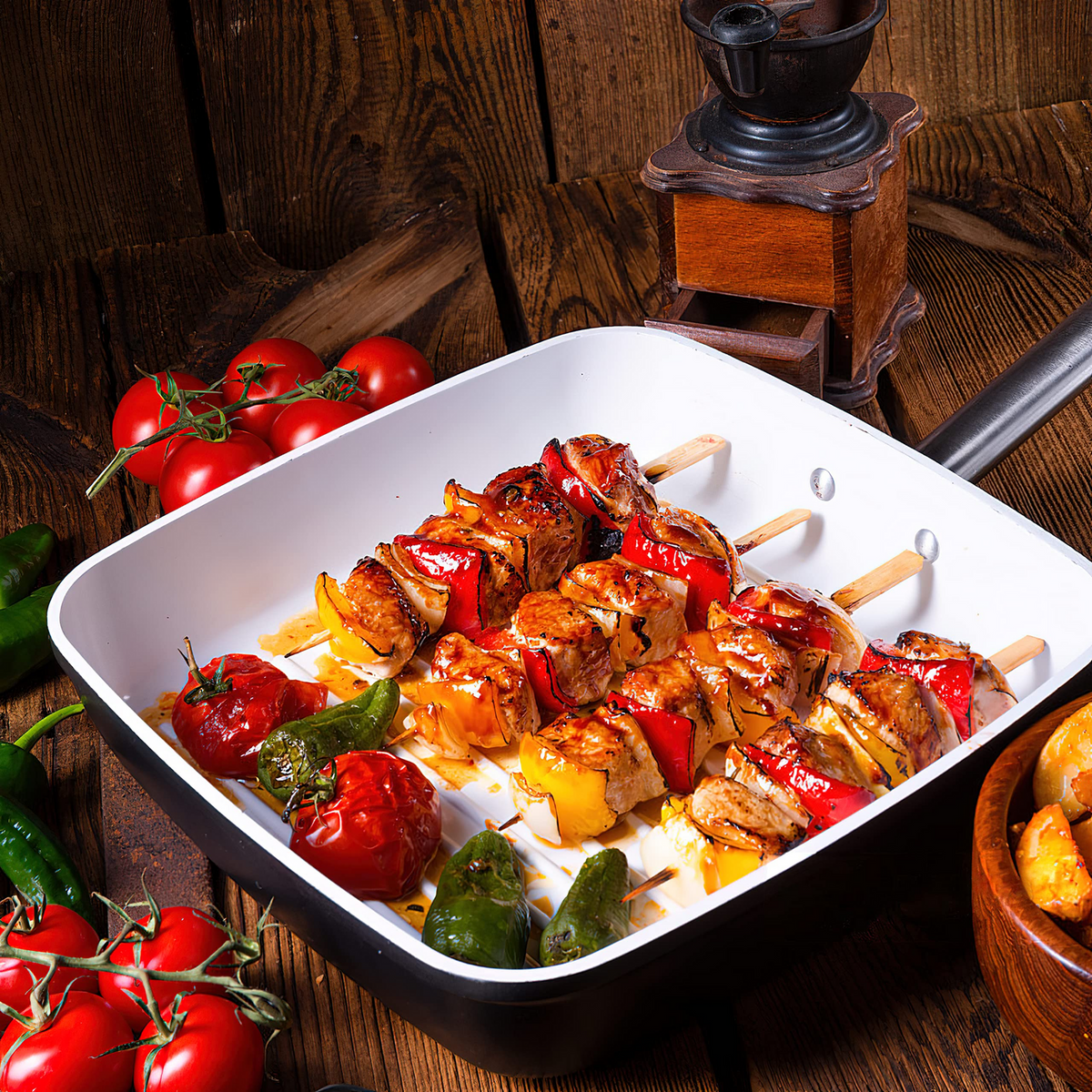 1800pcs Disposable 25cm Bamboo Paddle Skewers Catering Party Finger Food Cutlery