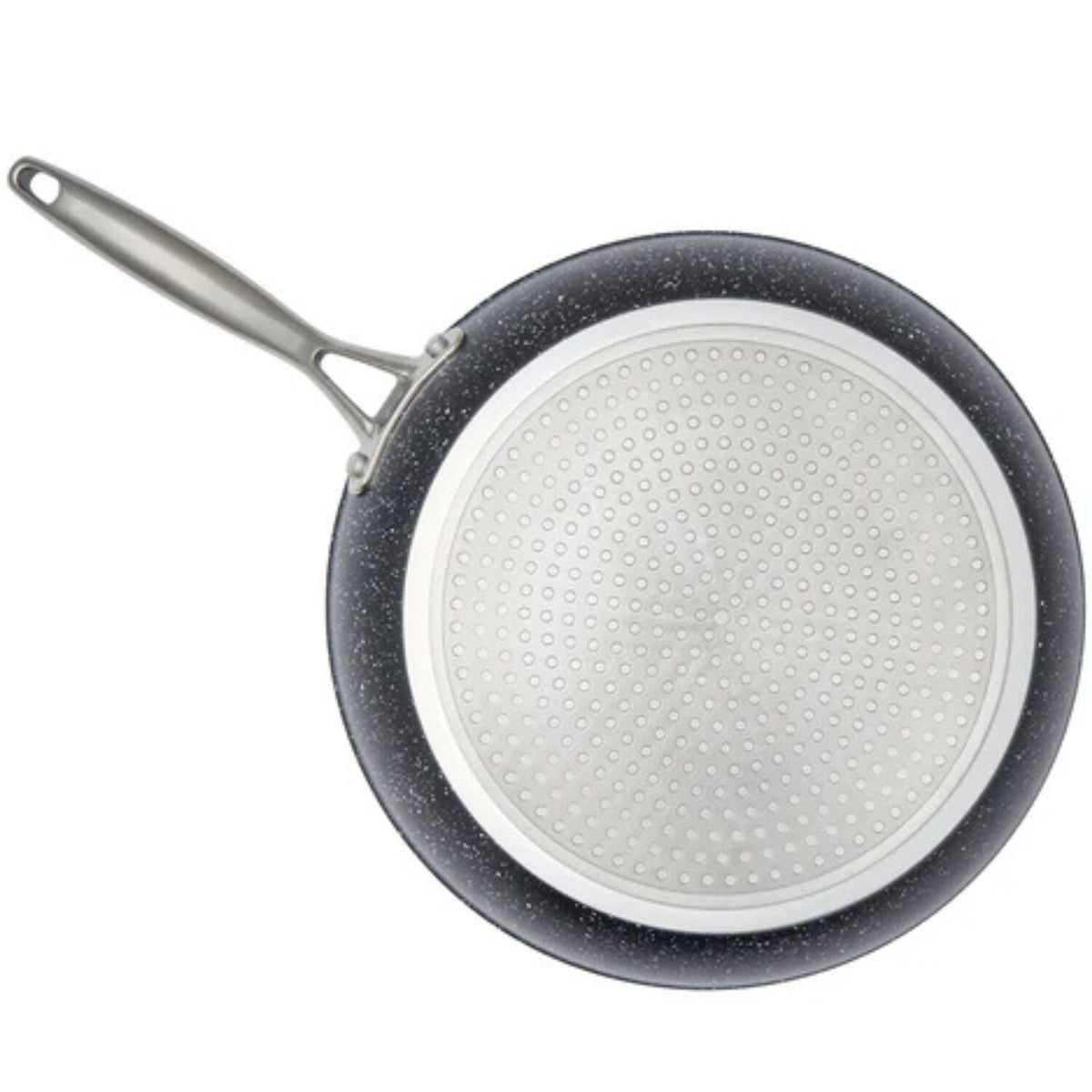 2pc Westinghouse 24cm/28cm Frypan Set Multi-Layer Non-Stick Home Cooking Black