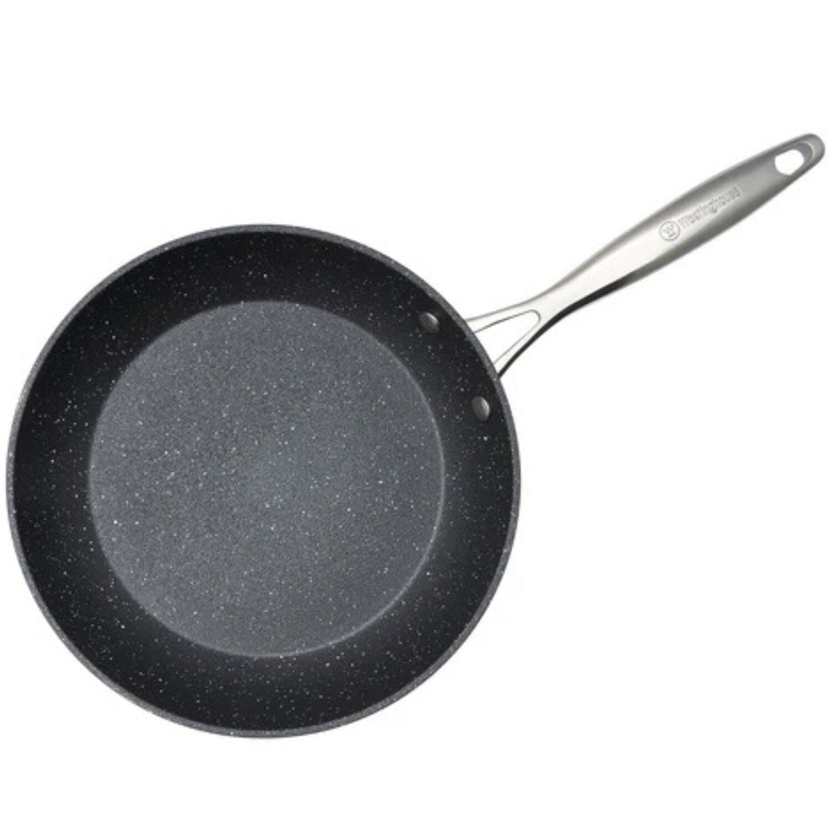 2pc Westinghouse 24cm/28cm Frypan Set Multi-Layer Non-Stick Home Cooking Black