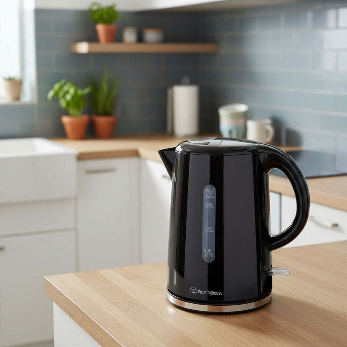 Westinghouse Kettle 1.7L in Black (WHKE12K)