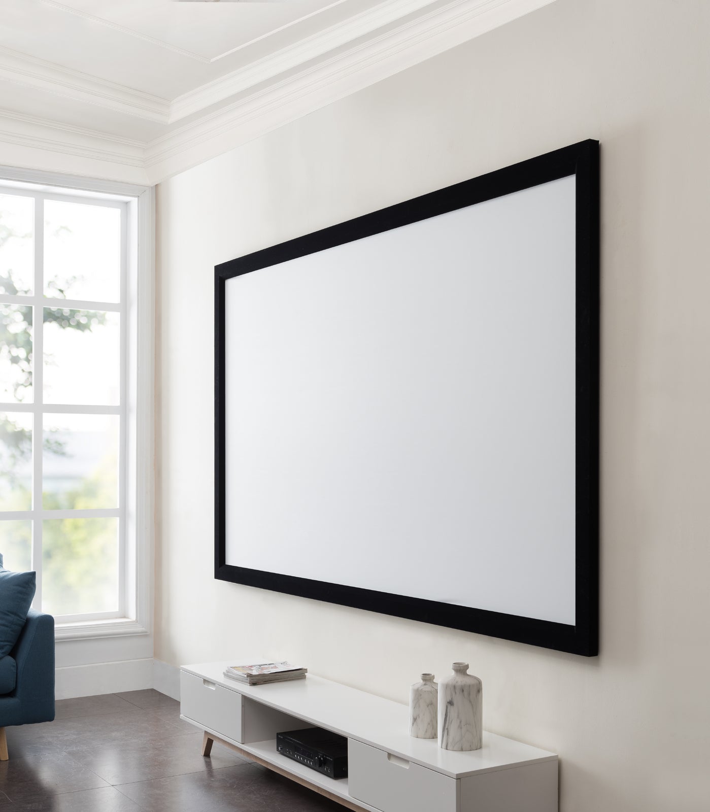 Westinghouse 120" Fixed Frame Projector Screen Theatre Projection Wall Mountable 16:9 - WHSCR120FIXED-3