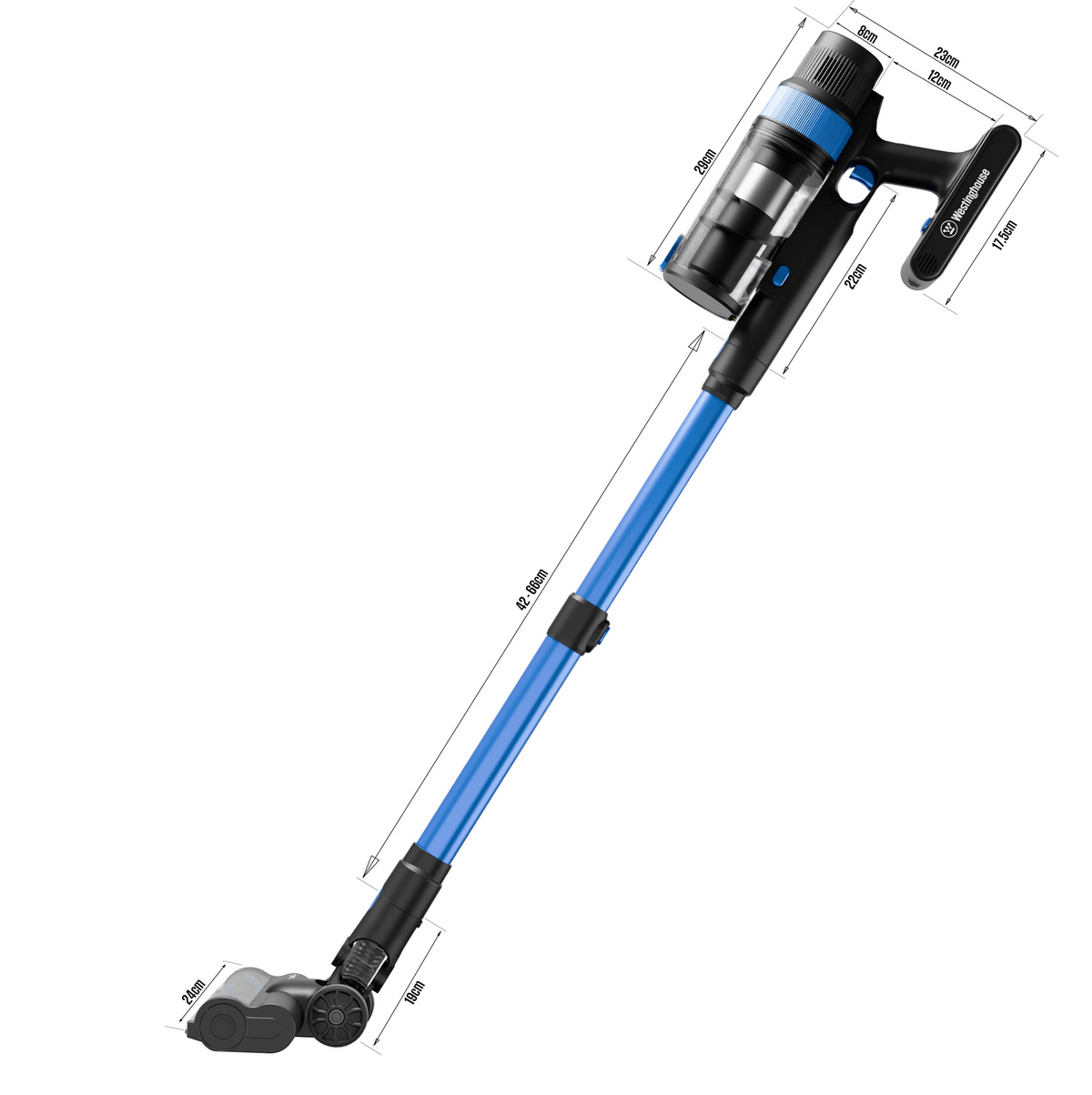 Westinghouse 300W Cordless Stick Vacuum Cleaner w/ Intelligent Control