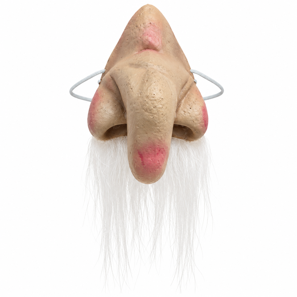 WIZARD NOSE with Moustache Latex Elf Old Man Merlin Costume Halloween Party Ogre