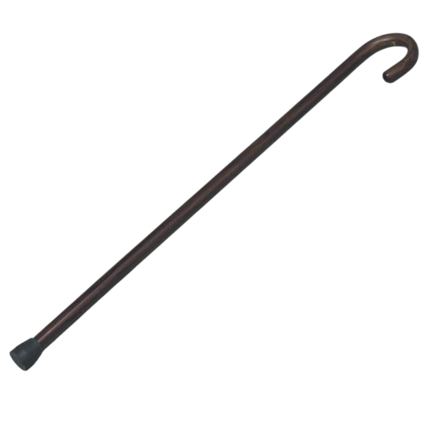 93cm WOODEN WALKING STICK Wood Cane Pole Carved Varnished Deluxe Sturdy - Mahogany-3