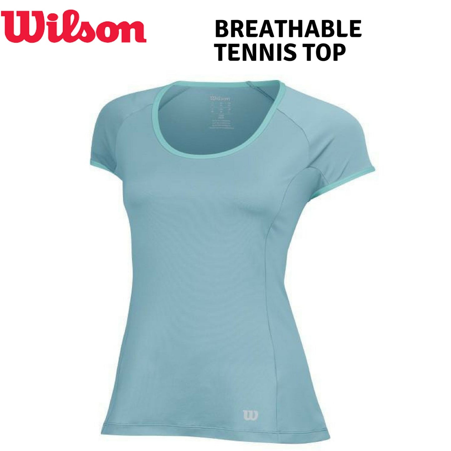 WILSON Womens NVision Elite Cap Sleeve Top Tennis Gym - Stillwater