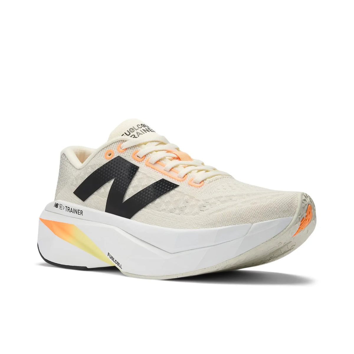 New Balance Womens FuelCell SuperComp Trainers V3 Running Shoes in Angora/Hot Mango