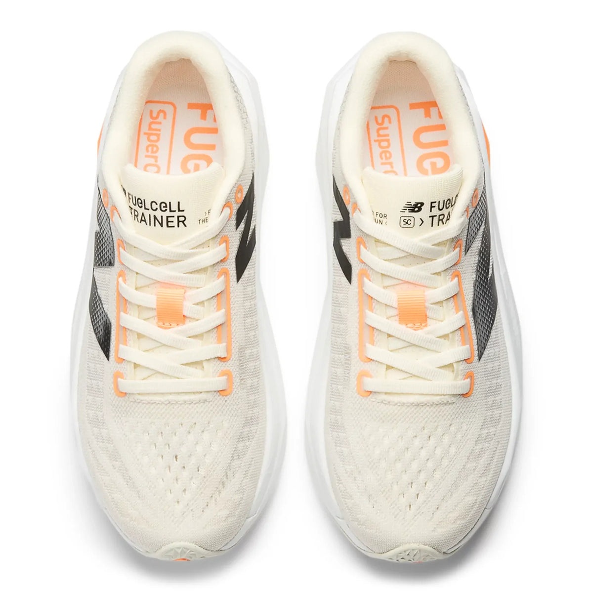 New Balance Womens FuelCell SuperComp Trainers V3 Running Shoes in Angora/Hot Mango