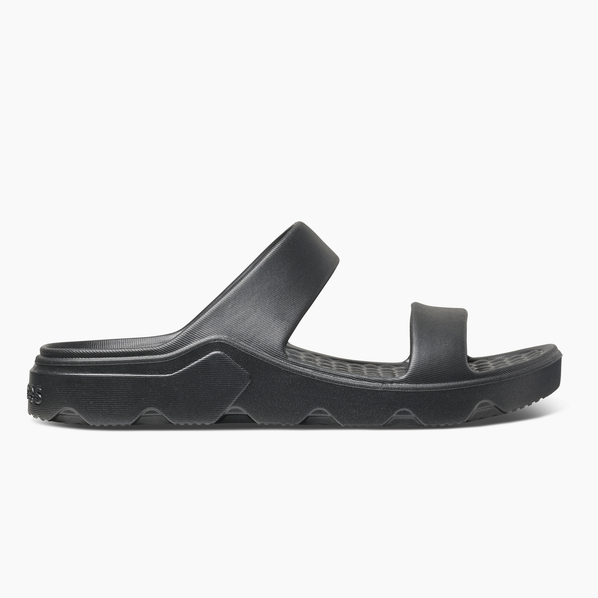Joybees Womens Riviera Sandals Slip On Summer Shoes Block Soft in Solid Black