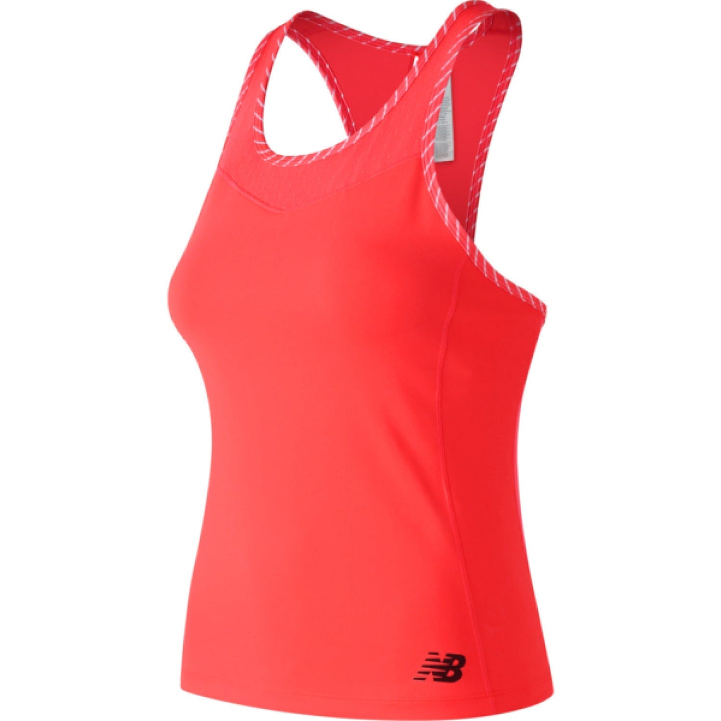 New Balance Womens Tournament Racerback Tank Top Fitted Tennis Sport  - Coral-0