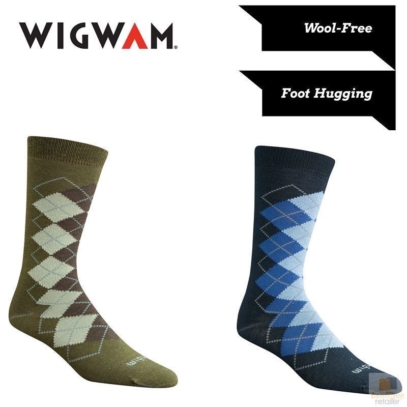 WIGWAM Gidget Socks Everyday Cotton Blend Crew Hiker MADE IN USA Lightweight-1