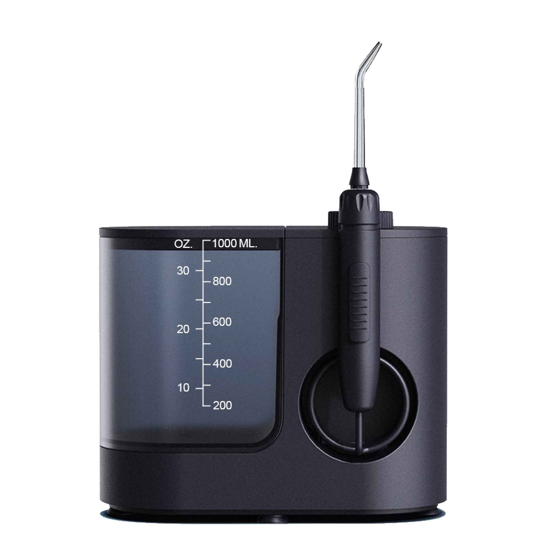 Water Jet Dental Flosser 1000ml Black - Electric Oral Pressure Irrigator-1