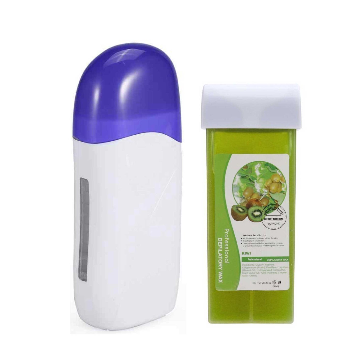 Wax Roll On Heater Warmer + Waxing Cartridge - Salon Hair Removal-1