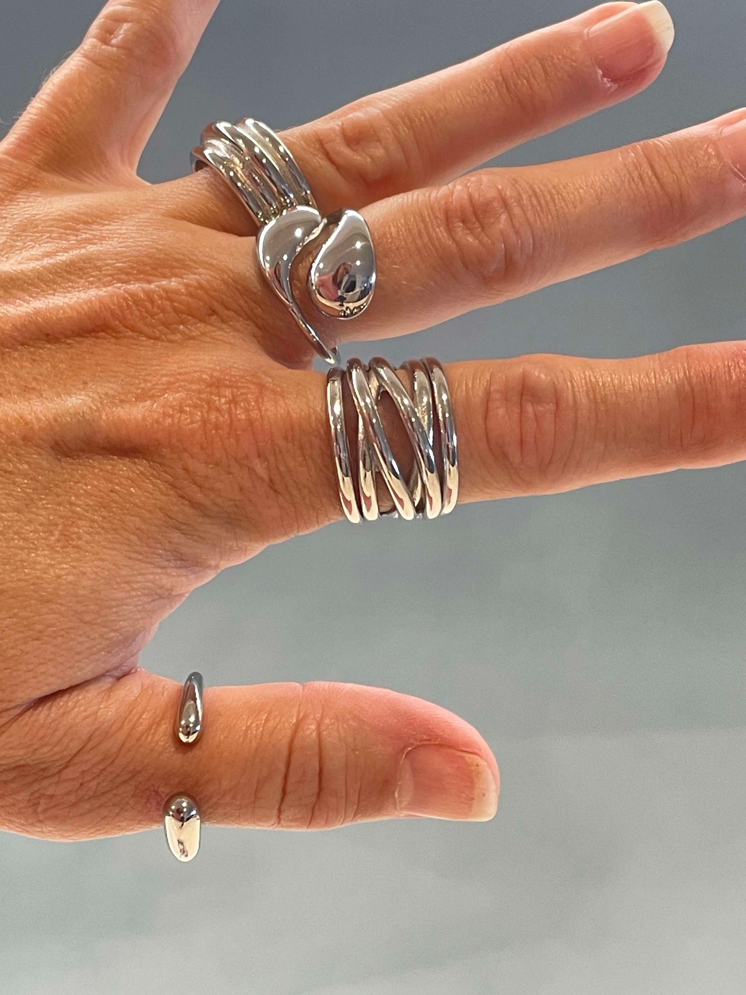 Woven silver ring - size 8 – Tarnish Proof Jewellery-2