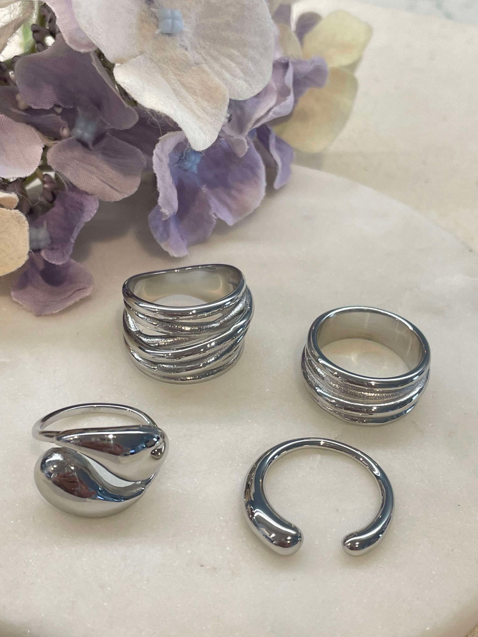 Woven silver ring - size 8 – Tarnish Proof Jewellery-3