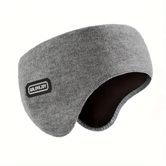 Warm Mens Winter Earmuffs Ear Cover Protection Running Headband in Grey-0