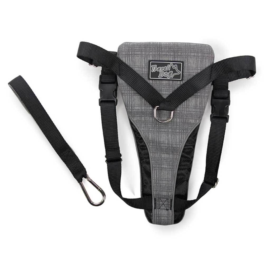 XL Dog Harness 2 in 1 Combo - Car Travel Rides + Walks - No Pull Leash Seat Belt-0