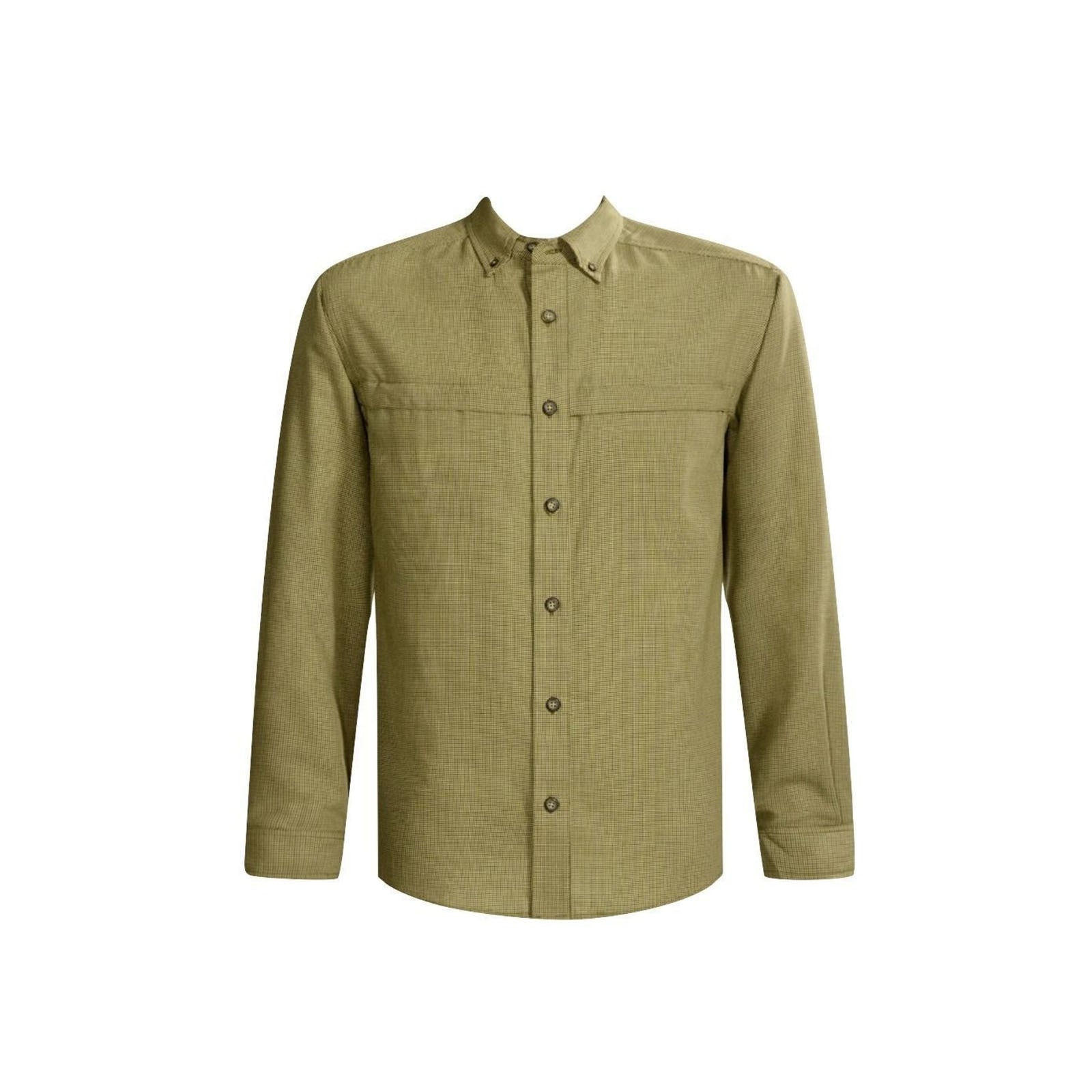 ExOfficio Trifecta Paddock Check Long Sleeve Shirt Mens 1001-0861 Recycled-1