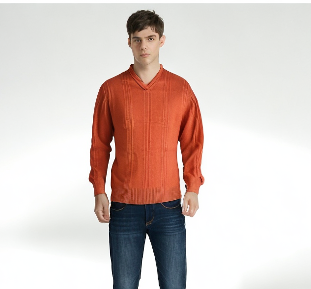 ExOfficio Mens Soy'r V-Neck Knit Sweater Jumper Pullover Eco Wool Warm Quick Dry-0