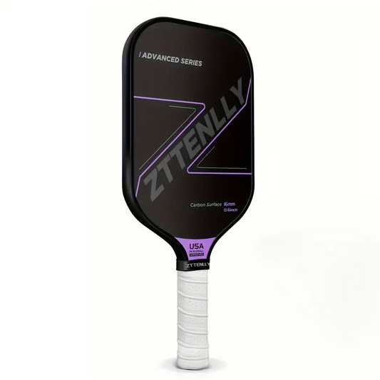 T300 Graphite Carbon Fiber Pickleball Paddles Pickle Ball Racket Racquet - Purple-0