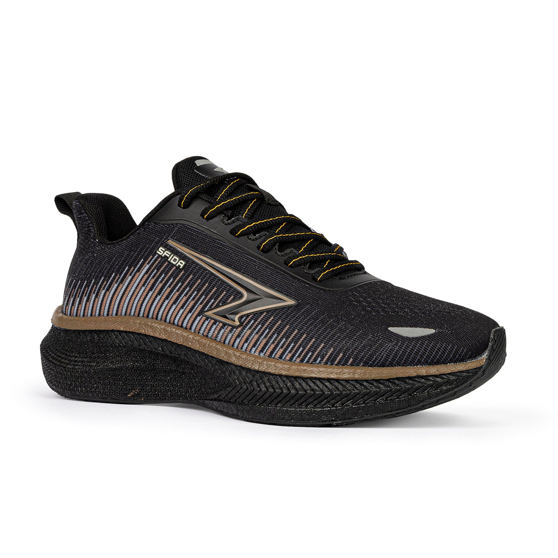 Zephyr 2.0 Ladies Runners - Black/Gold-1