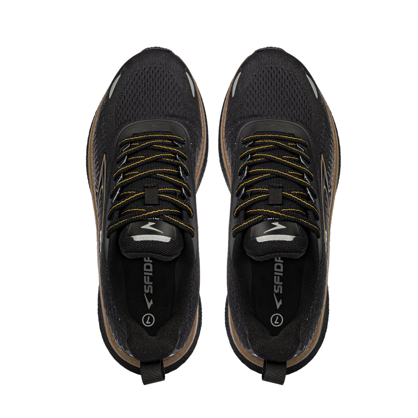 Zephyr 2.0 Ladies Runners - Black/Gold-2