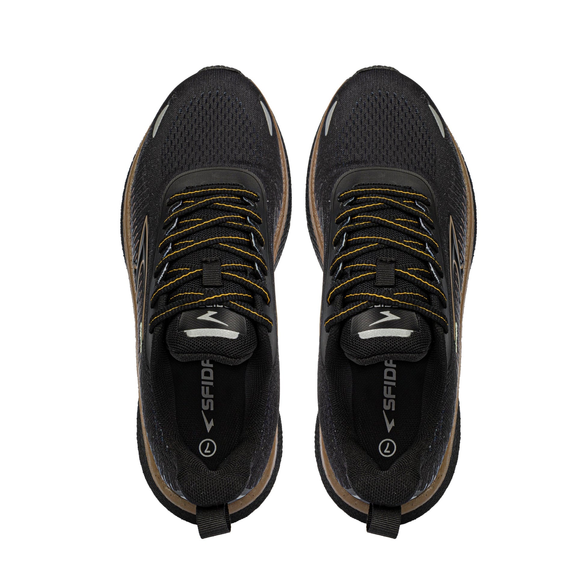 Zephyr 2.0 Ladies Runners - Black/Gold-2