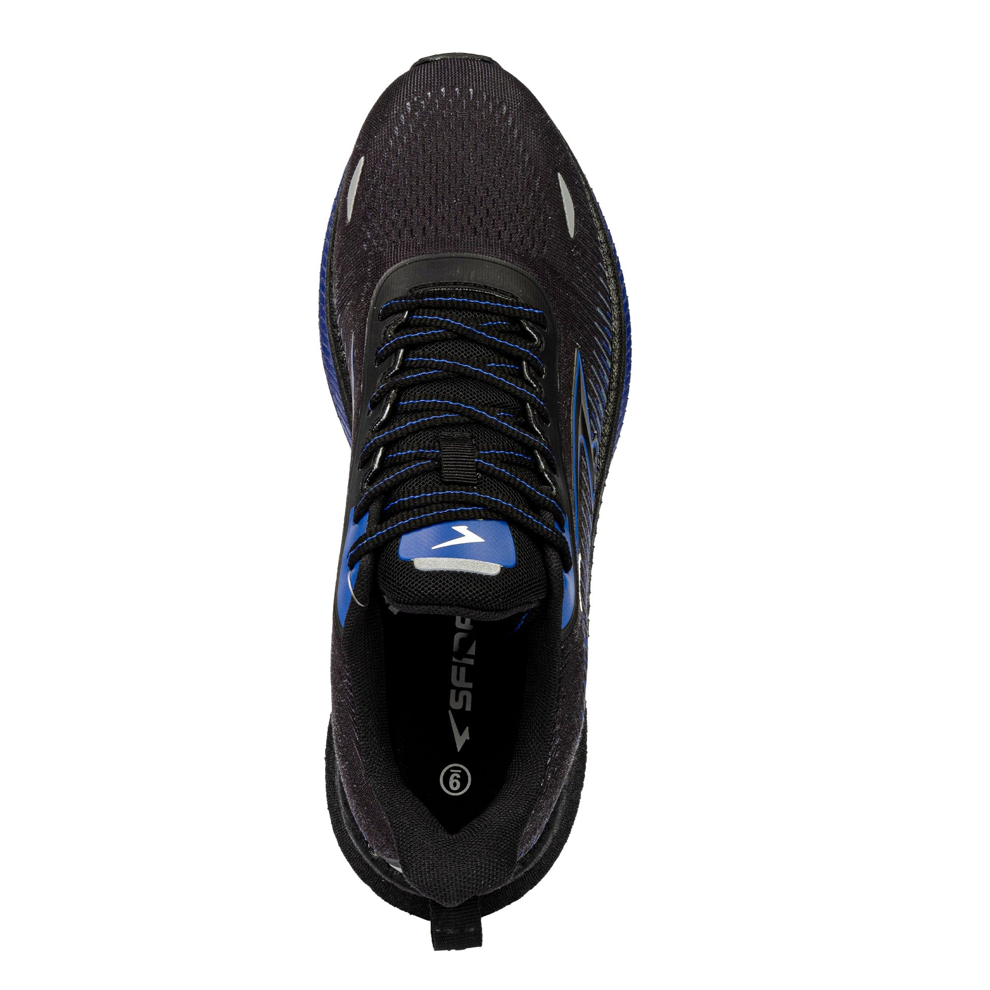 Zephyr 2.0 Mens Runners - Black/Royal-2
