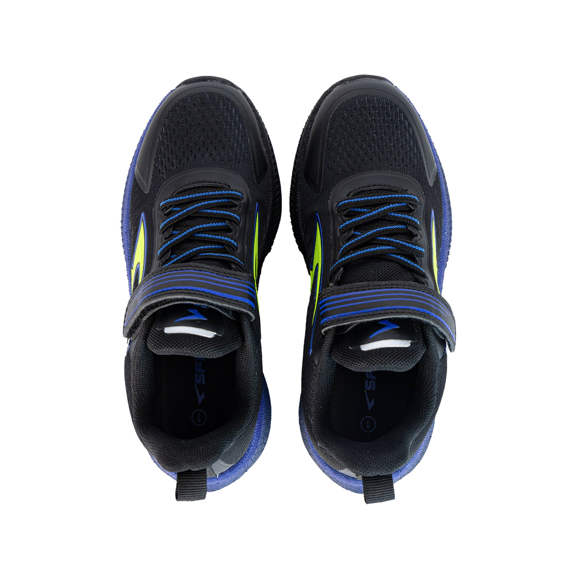 Zephyr Boy's Performance Runner V Strap - Black/Royal/Lime-1