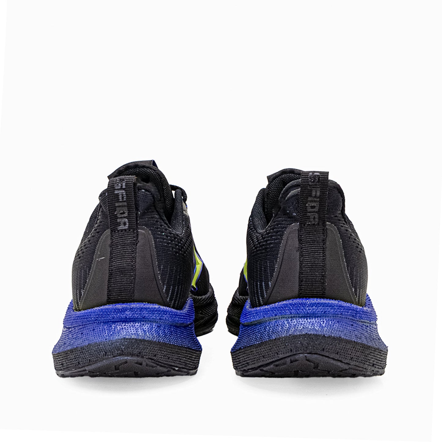 Zephyr Boy's Performance Runner Lace Up - Black/Royal/Lime-4