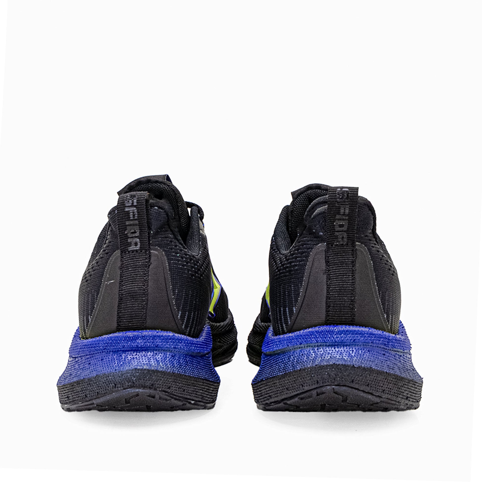Zephyr Boy's Performance Runner Lace Up - Black/Royal/Lime-4
